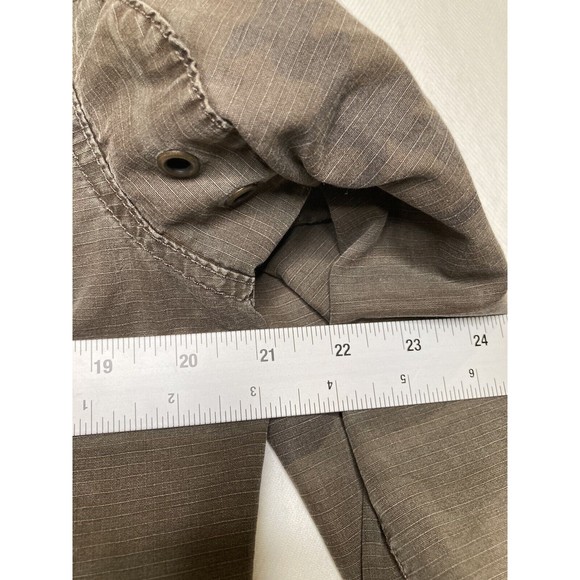 Lucky Brand Size Medium Jacket Camouflage Green Army Utility Field Full Zip - Picture 5 of 10